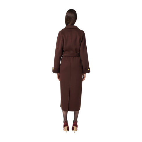 Elisabetta Franchi Cappotto Cappotto Donna over con cintura 38 - Francavilla Moda